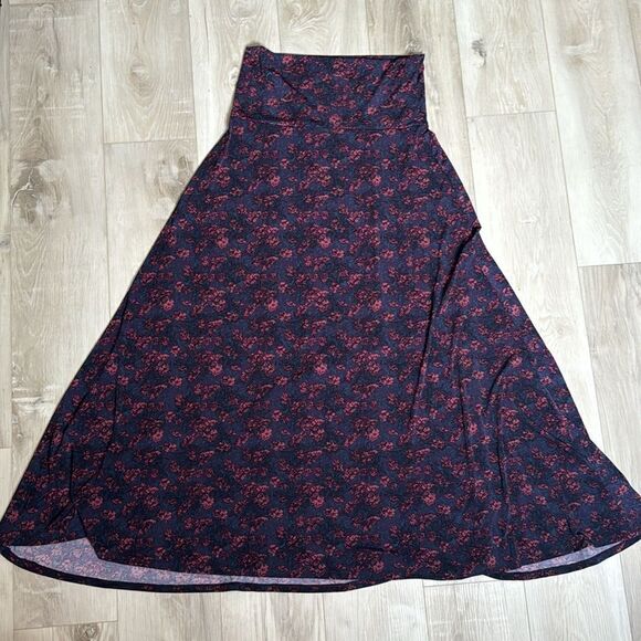 LuLaRoe Floral Maxi Skirt Size Medium - Picture 1 of 7